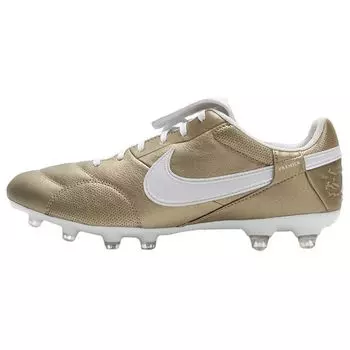 Мужские кроссовки Nike Premier 3 FG Metallic Gold Grain белые AT5889-200 39