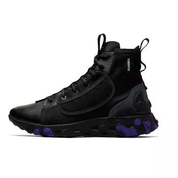 Мужские кроссовки Nike React Ianga Anthracite Black Light-Aqua Court-Purple AV5555-002