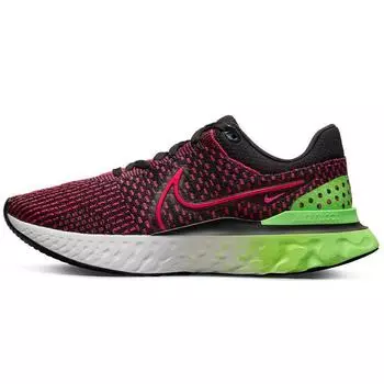 Мужские кроссовки Nike React Infinity Run Flyknit 3 Siren Red Green Strike Black Team-Red DH5392-003 40.5