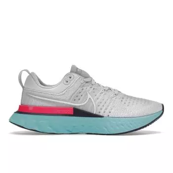Мужские кроссовки Nike React Infinity Run Flyknit 2 South Beach White Platinum-Tint Grey-Fog CT2357-005 39
