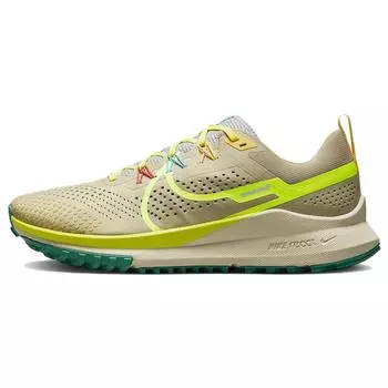 Мужские кроссовки Nike React Pegasus Trail 4 Team Gold Volt Baltic-Blue Stadium-Green DJ6158-700 46