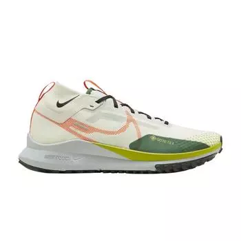 Мужские кроссовки Nike React Pegasus Trail 4 GORE-TEX Coconut Milk Cactus Green Cream Light-Silver Safety-Orange FN3430-180 39
