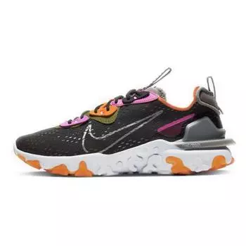 Мужские кроссовки Nike React Vision Orange Fuchsia черные CD4373-003