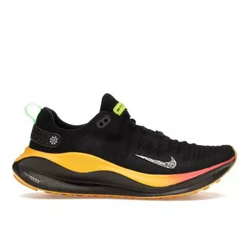 Мужские кроссовки Nike ReactX Infinity Run 4 No Finish Line, черные, светоотражающие, серебристые, ярко-малиновые, FQ8347-010 42.5