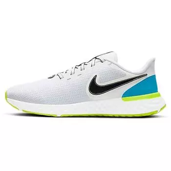Мужские кроссовки Nike Revolution 5 EXT Summit White Light Blue Fury Volt Black CZ8591-102 44