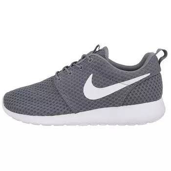 Мужские кроссовки Nike Roshe Run Breeze Cool Grey белые 718552-010 44