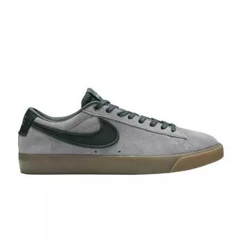 Мужские кроссовки Nike SB Blazer Low GT Grey Gun-Smoke Black-Spruce-Gum-Light-Brown 704939-018