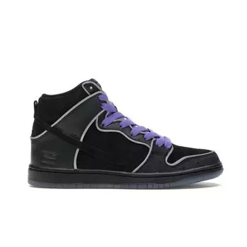 Мужские кроссовки Nike SB Dunk High Purple Box Black Black-White-Purple-Haze 833456-002