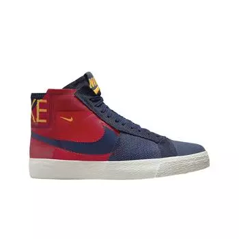 Мужские кроссовки Nike SB Zoom Blazer Mid Premium University Red Midnight Navy FD5113-600