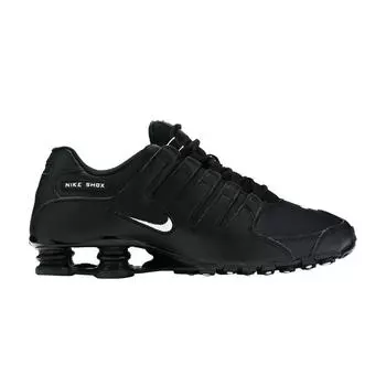 Мужские кроссовки Nike Shox NZ Black бело-черные 501524-091