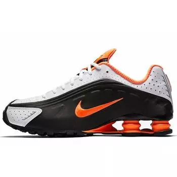 Мужские кроссовки Nike Shox R4 Dutch Orange Black White-Reflective-Silver-Dutch-Orange 104265-046
