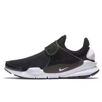 Мужские кроссовки Nike Sock Dart Black белые 819686-005