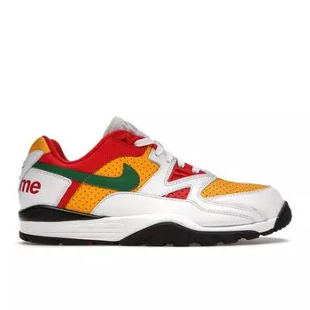Мужские кроссовки Nike Supreme x Air Cross Trainer 3 Low White University Gold Pine-Green CJ5291-100 41