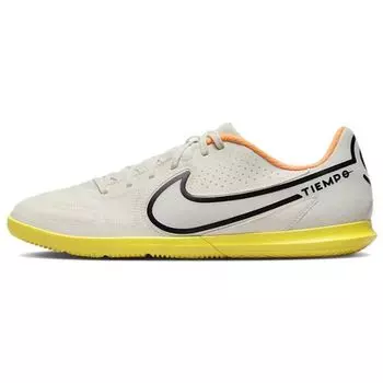 Мужские кроссовки Nike Tiempo Legend 9 Club IC Phantom Yellow Strike белые DA1189-002 43