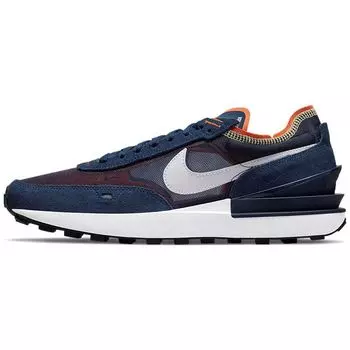 Мужские кроссовки Nike Waffle One Midnight Navy Orange Melon Tint Blue White DA7995-401 42.5