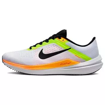 Мужские кроссовки Nike Winflo 10 White Volt Laser Orange черные DV4022-101 40
