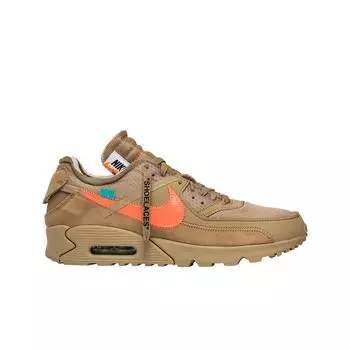 Мужские кроссовки Nike x Off White Air Max 90 V2 Desert Ore AA7293-200
