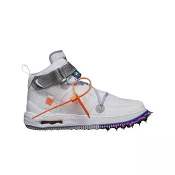 Мужские кроссовки Nike x Off White Air Force 1 Mid SP White DO6290-100