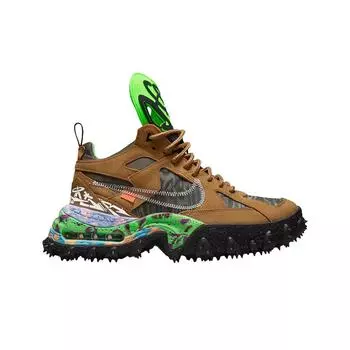 Мужские кроссовки Nike x Off White Terra Forma Wheat and Green Strike DQ1615-700