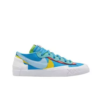 Мужские кроссовки Nike x Sacai x Kaws Blazer Low Neptune Blue DM7901-400