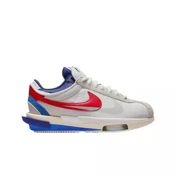 Мужские кроссовки Nike x Sacai Zoom Cortez SP белого и красного цвета DQ0581-100 280mm (EUR 44.0) белый