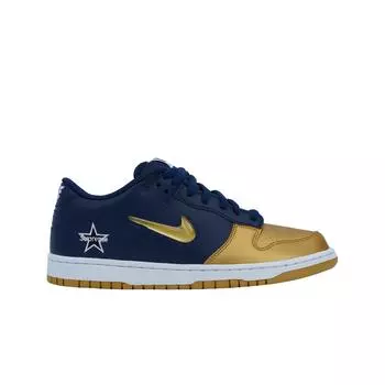 Мужские кроссовки Nike x Supreme SB Dunk Low Jewel Swoosh Gold CK3480-700