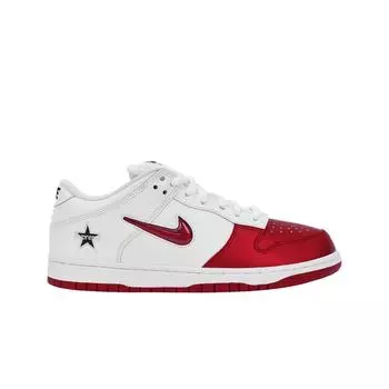Мужские кроссовки Nike x Supreme SB Dunk Low Jewel Swoosh Red CK3480-600