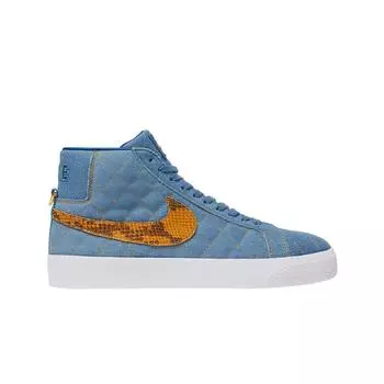 Мужские кроссовки Nike x Supreme SB Zoom Blazer Mid QS 2 Industrial Blue DX8421-400