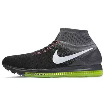 Мужские кроссовки Nike Zoom All Out Flyknit Black White Volt White-Cool-Grey-Volt 844134-002