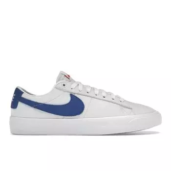 Мужские кроссовки Nike Zoom Blazer Low Pro GT ISO SB белые Royal Varsity-Royal DH5675-100 45