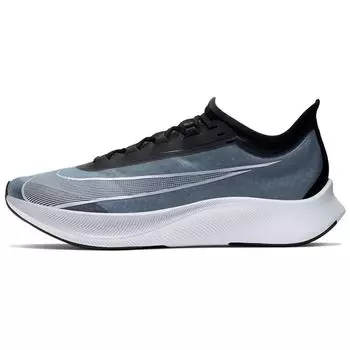 Мужские кроссовки Nike Zoom Fly 3 Coastal Blue Black White Metallic-Silver AT8240-401