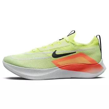 Мужские кроссовки Nike Zoom Fly 4 Barely Volt Желтый Гипер-Оранжевый Черный CT2392-700 45