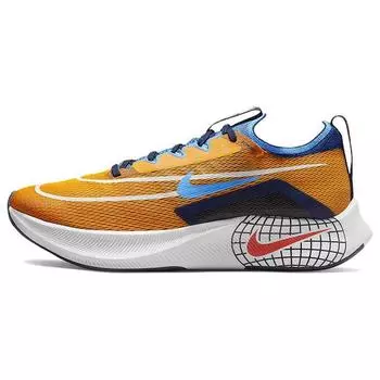 Мужские кроссовки Nike Zoom Fly 4 Premium Light Curry Оранжевый Dark-Obsidian Summit-White DO9583-700 38.5