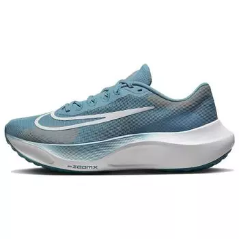 Мужские кроссовки Nike Zoom Fly 5 Cerulean White синие ярко-ель персиково-кремовые DM8968-400 42