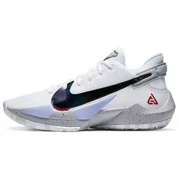 Мужские кроссовки Nike Zoom Freak 2 White Cement University-Red Grey-Fog CK5424-100