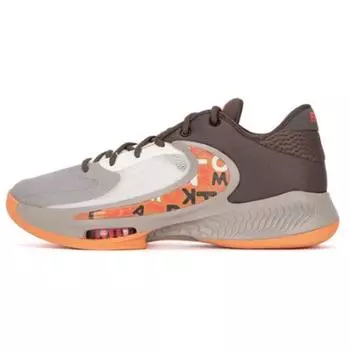 Мужские кроссовки Nike Zoom Freak 4 EP Letter Bros Brown Ironstone Orange-Trance DJ6148-003 42.5