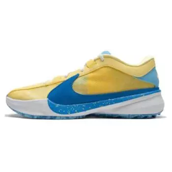 Мужские кроссовки Nike Zoom Freak 5 EP Through My Eyes Желтые Мягко-Желтые Светло-Фото-Синие DX4996-700 41