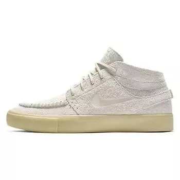 Мужские кроссовки Nike Zoom Janoski Mid Crafted SB Light Bone белые AQ7460-200