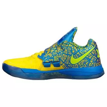 Мужские кроссовки Nike Zoom KD 4 Scoring Title Yellow Tour-Yellow Lemon-Twist-Pht-Bl 473679-703