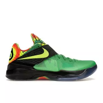 Мужские кроссовки Nike Zoom KD 4 Weatherman 2024 Green Lush-Green Volt FN6247-300 40.5