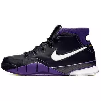 Мужские кроссовки Nike Zoom Kobe 1 Protro Black Out Purple White-Varsity-Purple-Canyon-Gold AQ2728-004