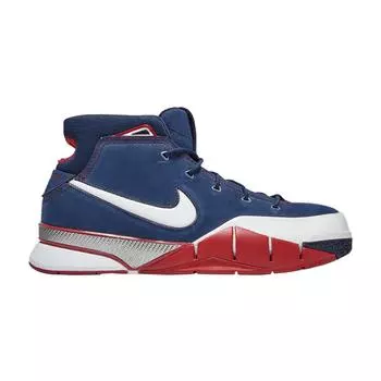 Мужские кроссовки Nike Zoom Kobe 1 Protro USA Blue Midnight-Navy White-Varsity-Red AQ2728-400