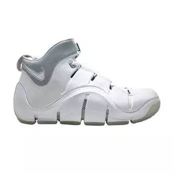 Мужские кроссовки Nike Zoom LeBron 4 White Chrome White-Reflective-Silver-Chrome 314647-112