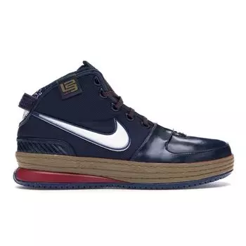 Мужские кроссовки Nike Zoom LeBron 6 Chalk синие Mdnght-Nvy Mdnght-Nvy-Vrsty-Cr 346526-441