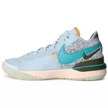Мужские кроссовки Nike Zoom LeBron NXXT Gen Blue Tint Teal-Nebula Guava-Ice DR8784-400 48.5