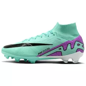 Мужские кроссовки Nike Zoom Mercurial Superfly 9 Elite FG Peak Ready Pack Blue Hyper-Turquoise Black DJ4977-300 40.5