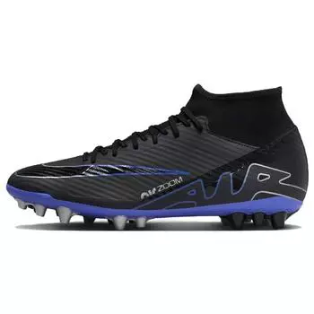 Мужские кроссовки Nike Zoom Mercurial Superfly 9 Academy AG Shadow Pack черные Hyper-Royal Chrome DJ5622-040