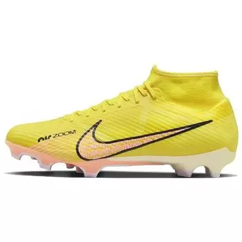 Мужские кроссовки Nike Zoom Mercurial Superfly 9 Academy MG Lucent Pack Желтый Yellow-Strike Кокосовое молоко DJ5625-780 46