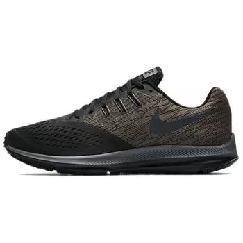 Мужские кроссовки Nike Zoom Winflo 4 антрацитовые темно-серые черные 898466-007 41