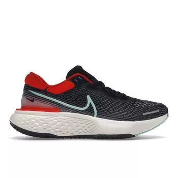 Мужские кроссовки Nike ZoomX Invincible Run Flyknit Black Chili Red Green-Glow CT2228-002 42